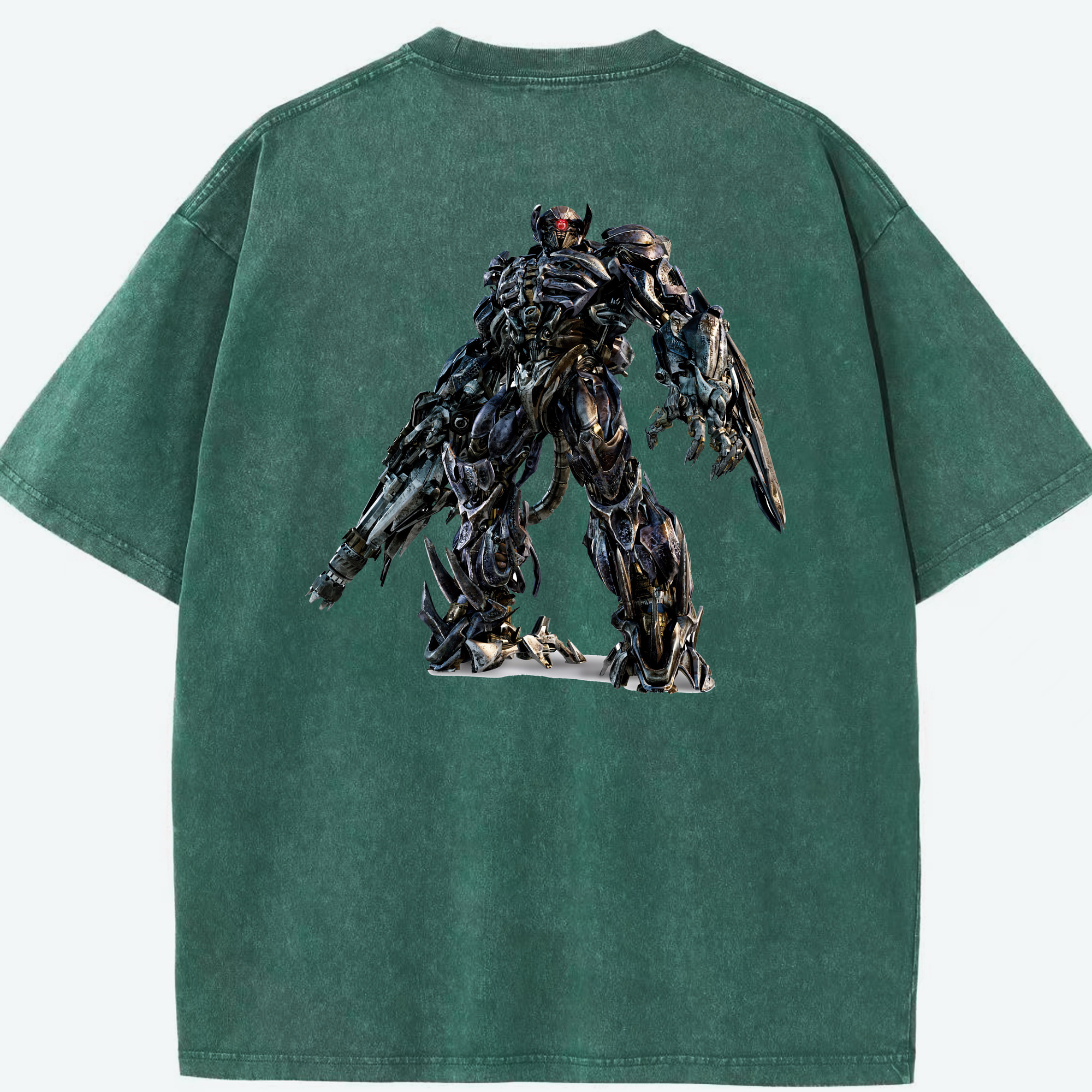 （画像用） Transformers トランスフォーマー 綿100% ヴィンテージ風 半袖Tシャツ（背面プリント）